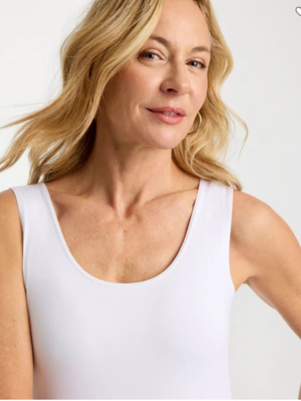 Chico's White  Microfiber Tank Size 3 or XL